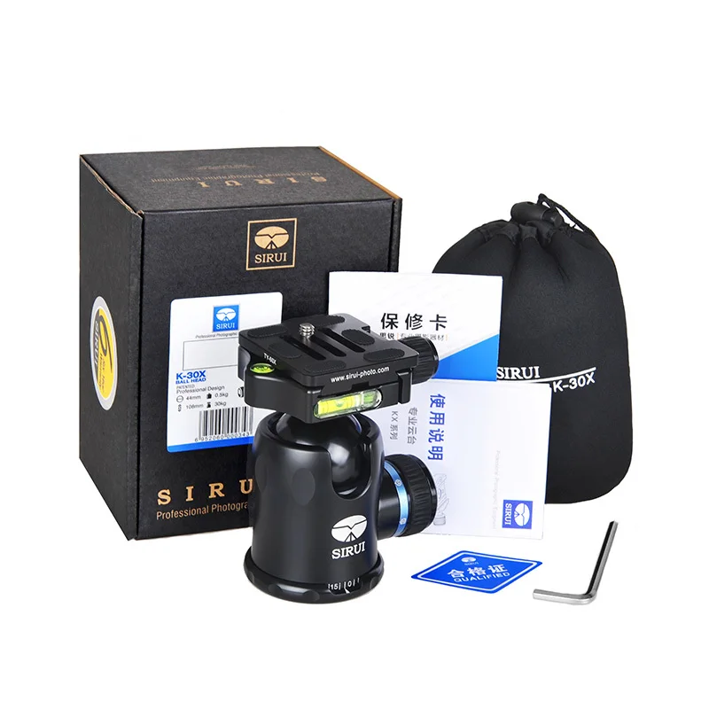 Sirui Mini 360 Угол панорамного вращения Профессиональный мяч головка тренога PTZ для SLR