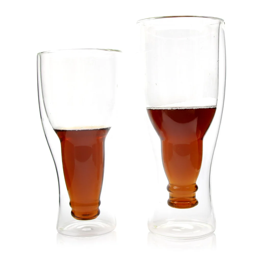 Оригинальная бутылка для пива 1 шт. с двойным стеклом|beer stein|glass cupwiskey glass |