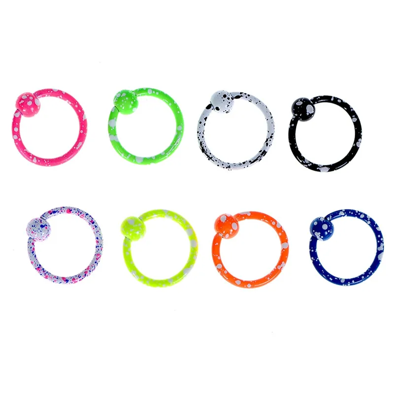 19 г Нос Кольца для пирсинга перегородки носа пирсинг ювелирные изделия женщин