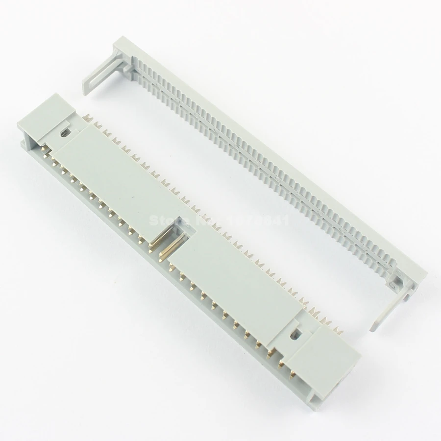 5 шт. 2 54 мм 0 1 &quotшаг 2x25 пин 50 Pin IDC Мужская коробка заголовок плоский разъем кабеля |