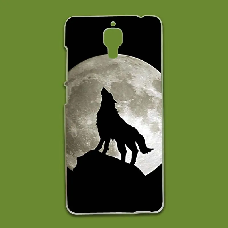 Волк Воет Под Луной Тени Пластиковый Защитный Shell Кожа Крышки Случая Мешка Для