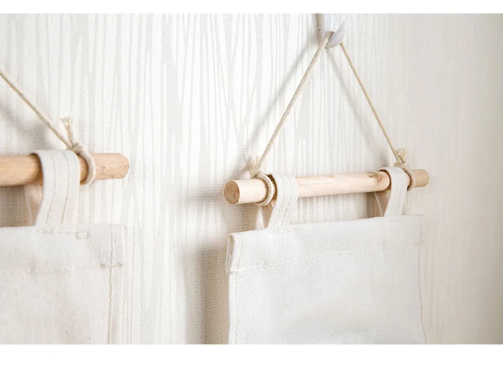 Настенная подвесная сумка для хранения 25 # 3 кармана органайзер косметических