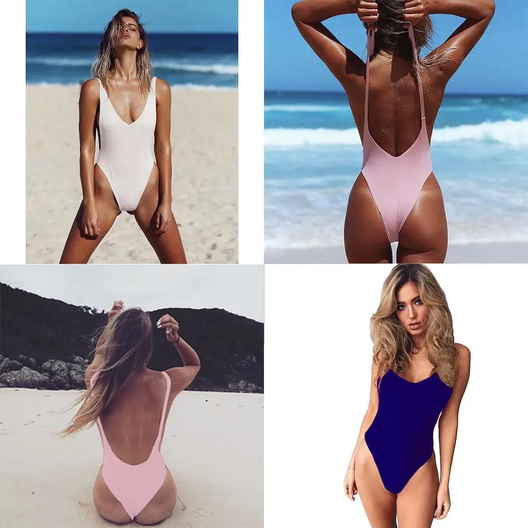 Женский сплошной v образный вырез без рукавов спинки цельный облегающий