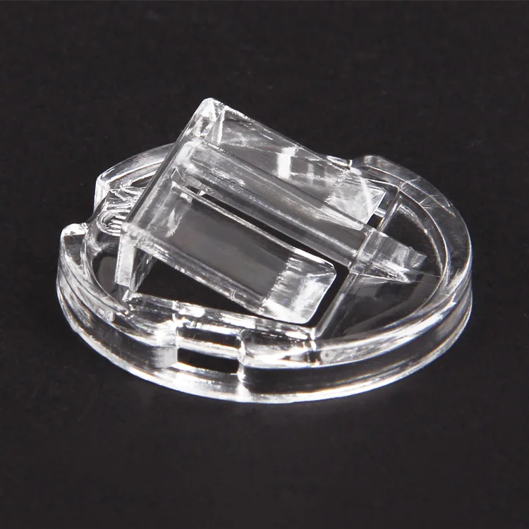 TONVIC 100 шт. пластиковое кольцо дисплей зажим прозрачная подставка держатель