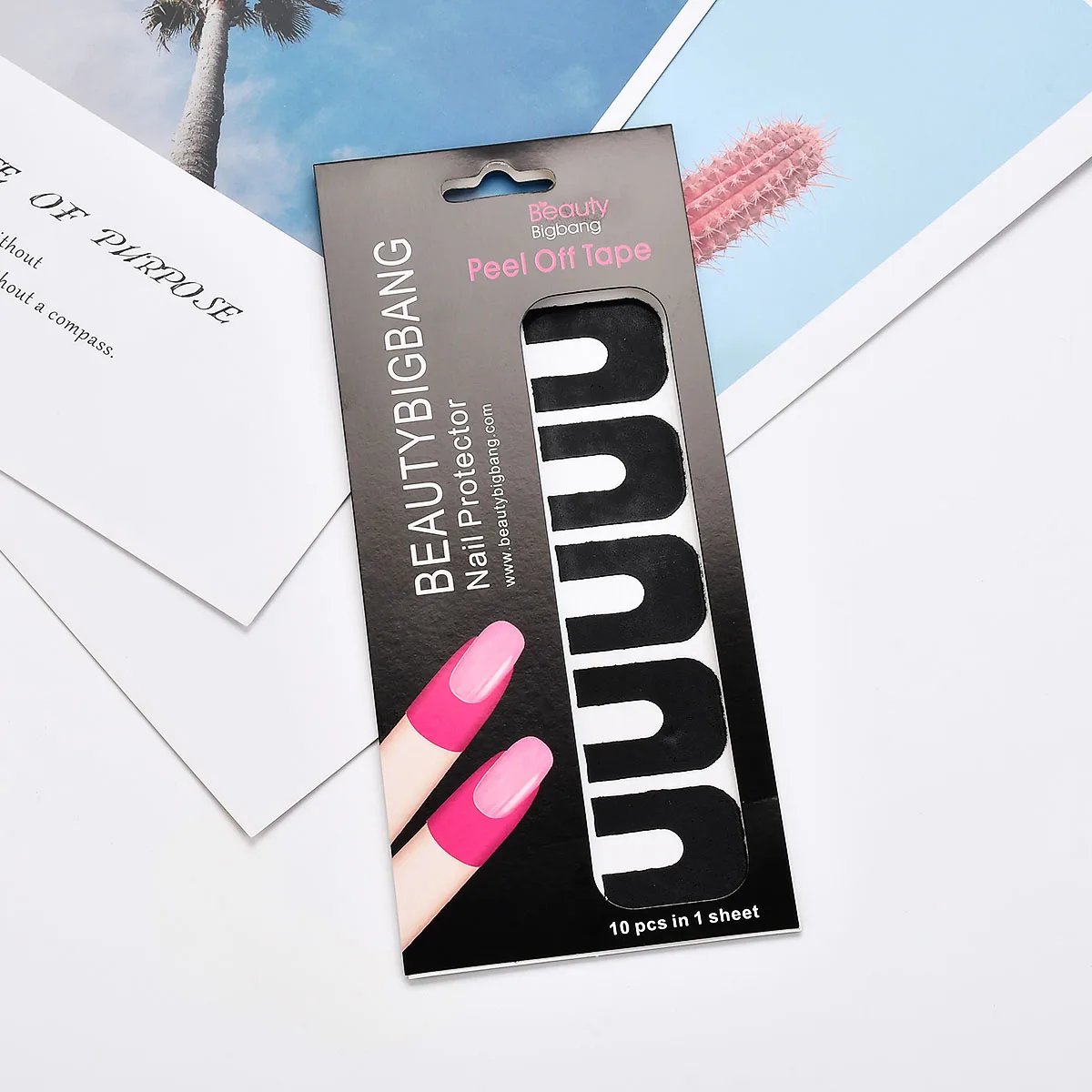 1 лист BeautyBigBang защитная наклейка для ногтей новая с защитой от протекания U