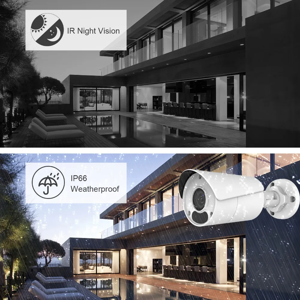 Новая IP Камера 4K Recolution объектив с фиксированным фокусным расстоянием CCTV