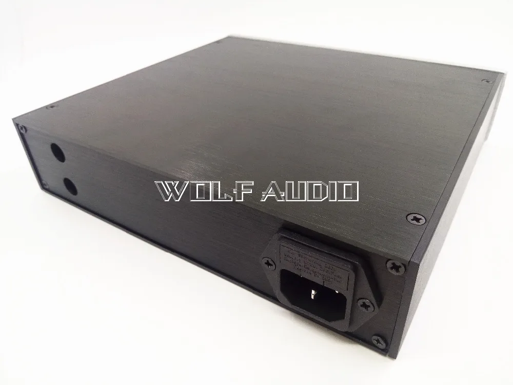 BZ2204A серебристый/черный алюминиевый усилитель для дома шасси корпус коробка