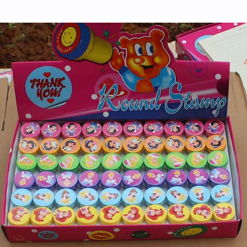 60 шт цветок животное само чернильные штампы Дети партия Сувениры события