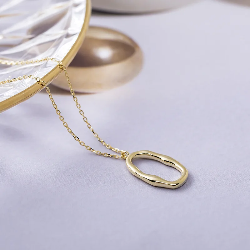 Ожерелья и подвески Flyleaf с золотым кольцом неправильной формы для женщин мужчин