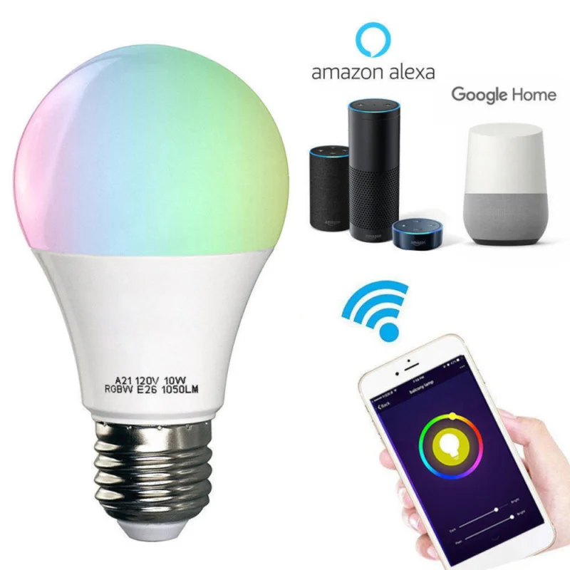 2020 Magic Blue умный светильник ing лампа 4 5 W E27 RGBW светодиодная вспышка с WIFI Цвет