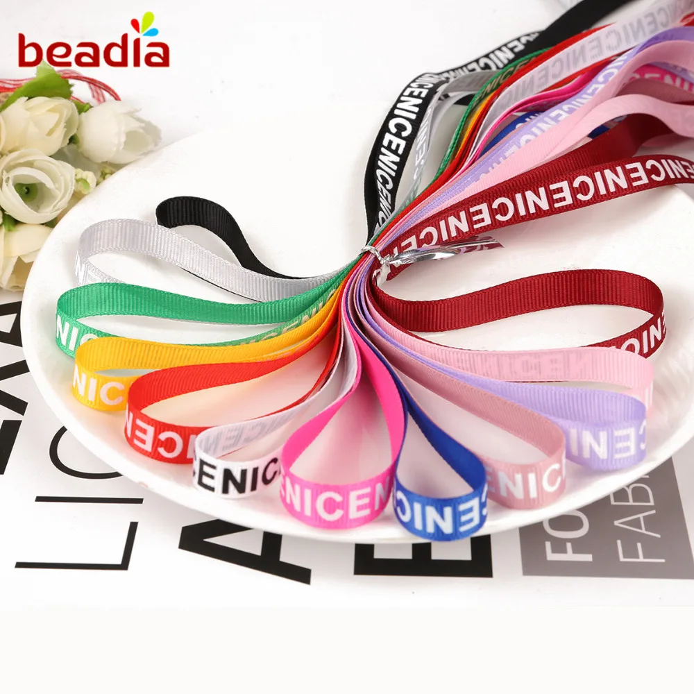 Красивая атласная лента для шитья ручной работы ширина 1 см 12 цветов аксессуары