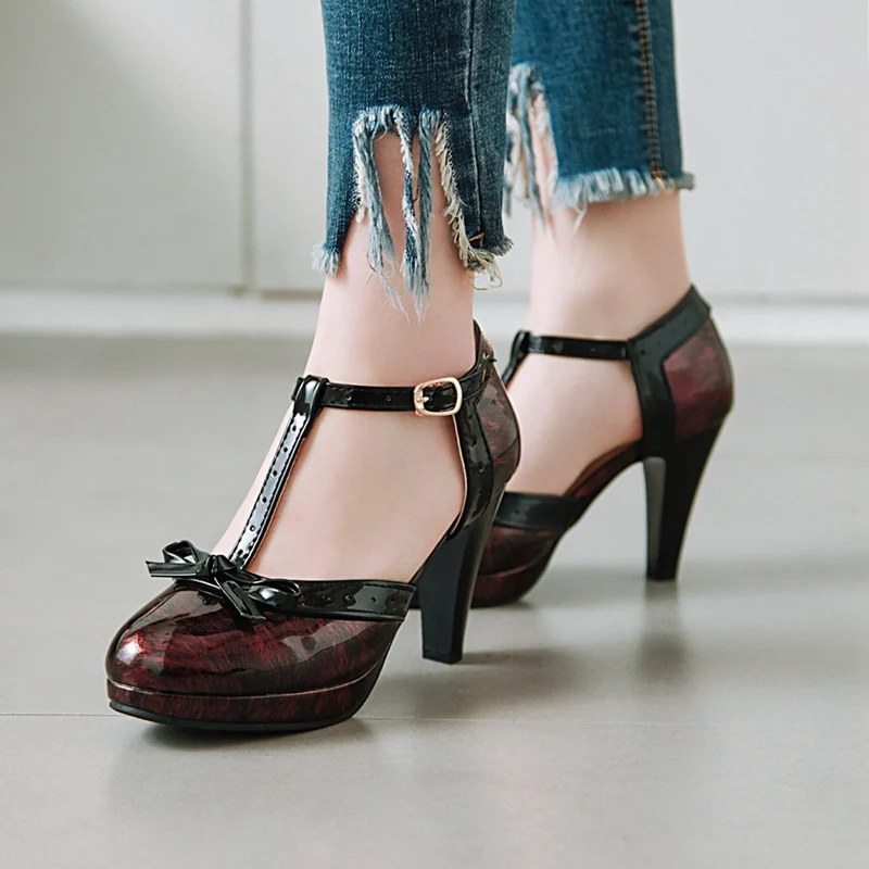 ASILETO Summer High heel Women sandals Sweet Peep toe Bowtie shoes Comfortable Party Casual lady Platform Plus Size 33 46|Женские туфли|