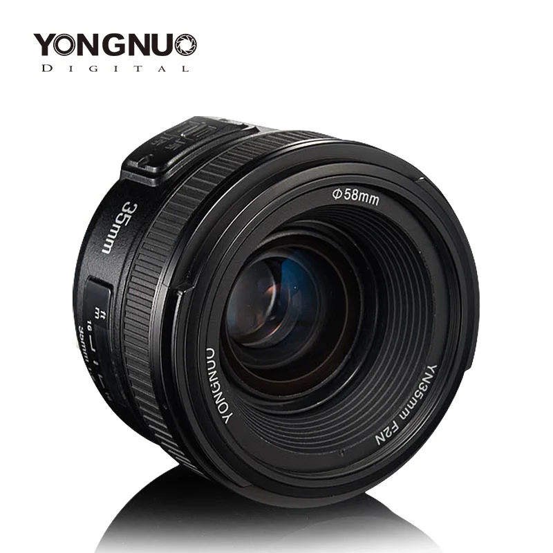 Объектив Yongnuo 35 мм YN35mm F2 1:2 широкоугольный объектив с большой диафрагмой