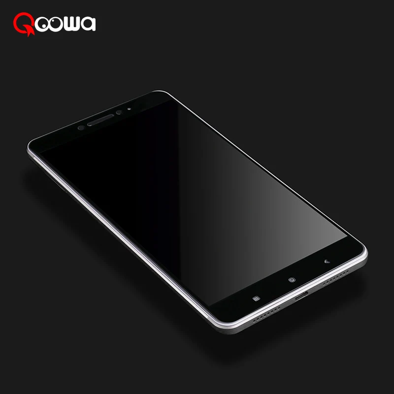 Qoowa Топ качество Экран протектор для Xiaomi Max 2 царапинам 2.5D изогнутые полное
