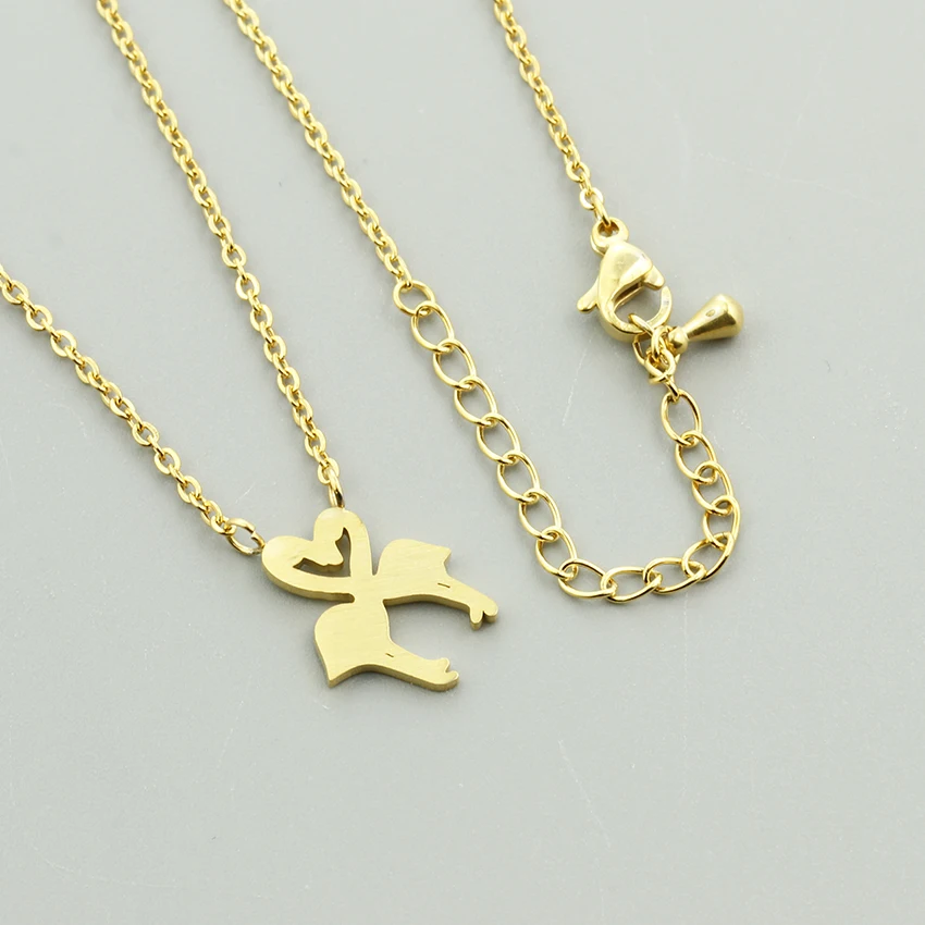 Женское и мужское ожерелье чокер из нержавеющей стали под розовое золото|statement