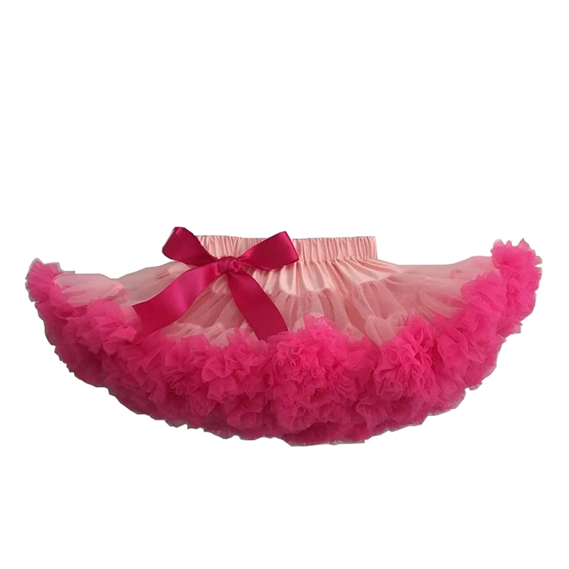 pink hotpink Несколько цветов пышные шифоновые мини-юбки в Для женщин юбка-американка, юбка-пачка для малышей юбки для девочек юбка принцессы Одежда для танцев вечерние одежда Нижняя юбка в стиле "Лолита" - Цвет: pink hotpink