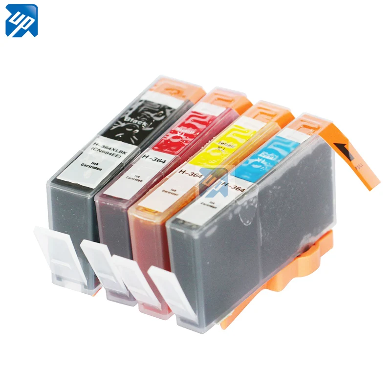 4 x совместимый для HP364 364XL чернильные картриджи 5510 5510e 5515 5524 6510 6250 B010b B109a B109d B110a B110c