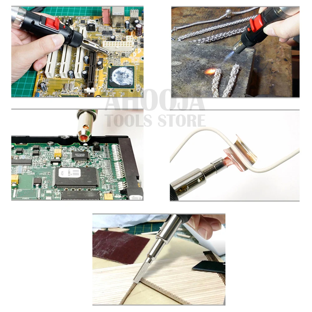 Pro'skit GS-23K, беспроводная сварочная ручка, горелка, Бутан, выдувной фонарь, припой, горячий воздушный пистолет, сварочные инструменты, Газовый паяльник, пистолет