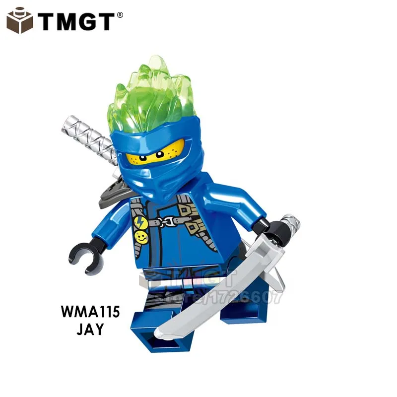 GA115 20 шт. Akita строительные блоки Char Archer Warrior GARMADON Swordsman Zane сборные Кирпичи игрушки для детей Подарки GA123-130 - Цвет: GA115