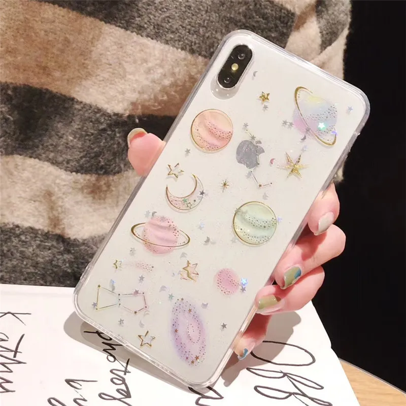 Блестящий Мягкий силиконовый чехол для iPhone 11 Pro Max 6 6S Plus 7 7plus 8 plus XR X XS MAX | Мобильные