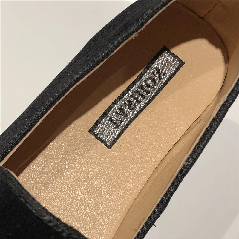 

New 2019 Spring Women Flats Crystal Flowers Square Toe Women Slip-on Shoes Spring Summer Female Loafers