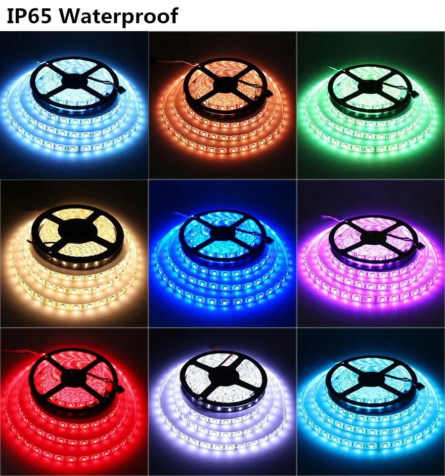 Светодиодная лента DC24V SMD 5050 60 светодиодов/м 5 м/лот гибкая светодиодная диодный