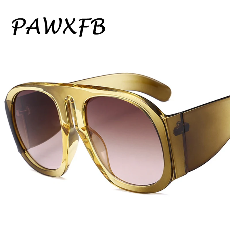PAWXFB 2018 Новые итальянские брендовые дизайнерские Квадратные Солнцезащитные очки