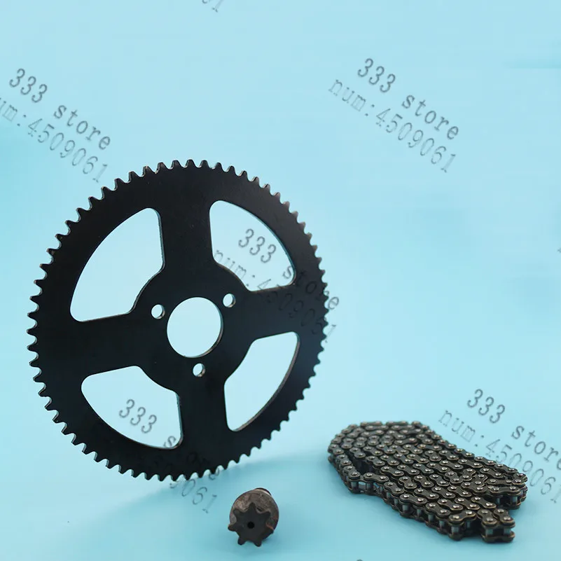 Цепь и звездочка 25H 68T 26 мм Задняя Мини Мото ATV Quad Dirt Pit Pocket Bike Chopper 47CC 49CC|Наборы