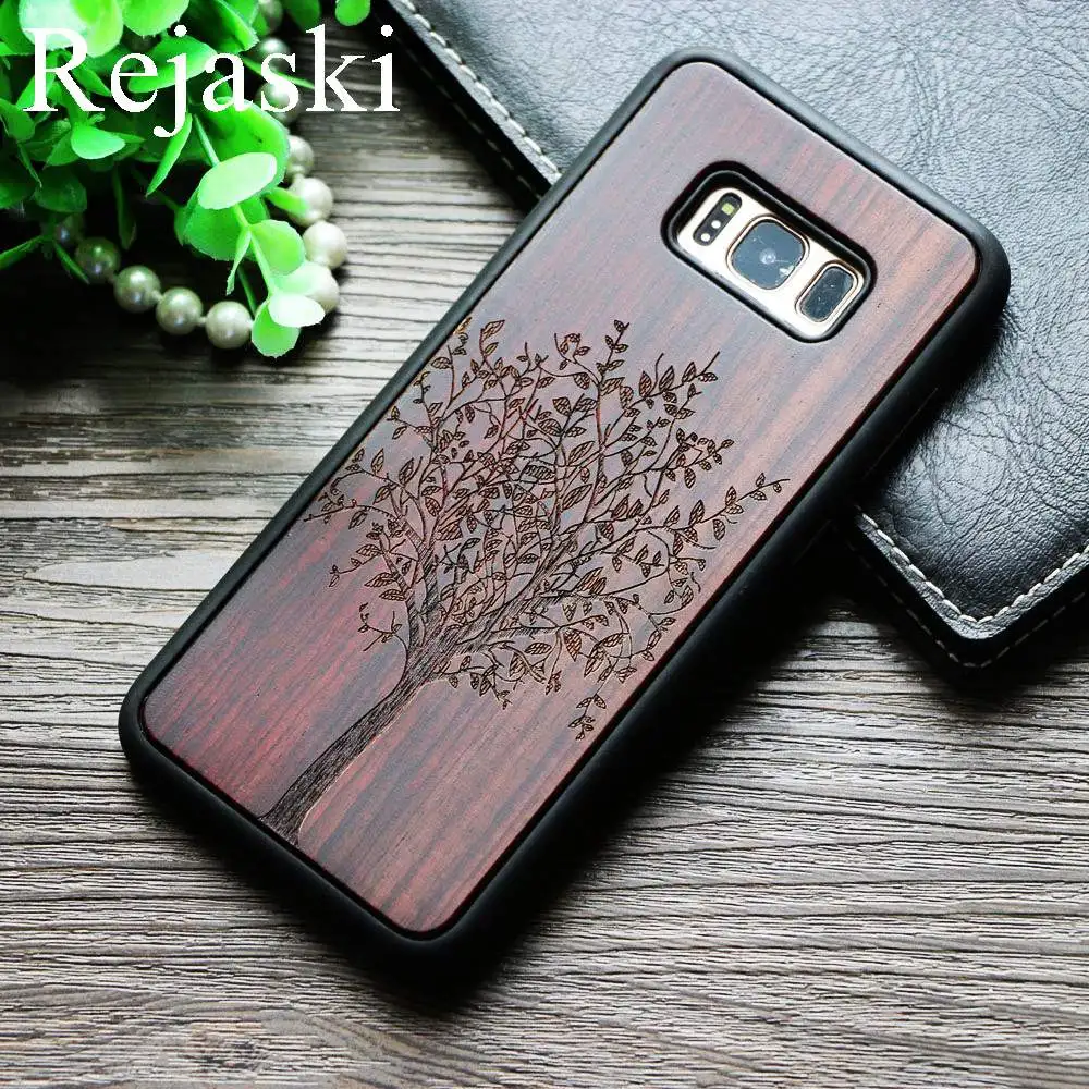 Rejaski винтажный череп Деревянный чехол для телефона для iPhone X XS XR Max черный деревянный чехол Ретро волк черное дерево для iPhone 7 8 плюс мягкий чехол s