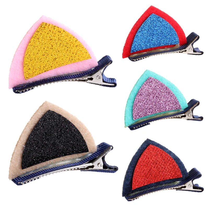 Новые детские милые аксессуары для волос заколки с кошачьими ушками маленьких