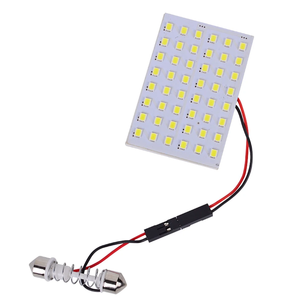 Светодиодсветодиодный лампы для чтения runmade 48smd 2835 купольная лампа салона