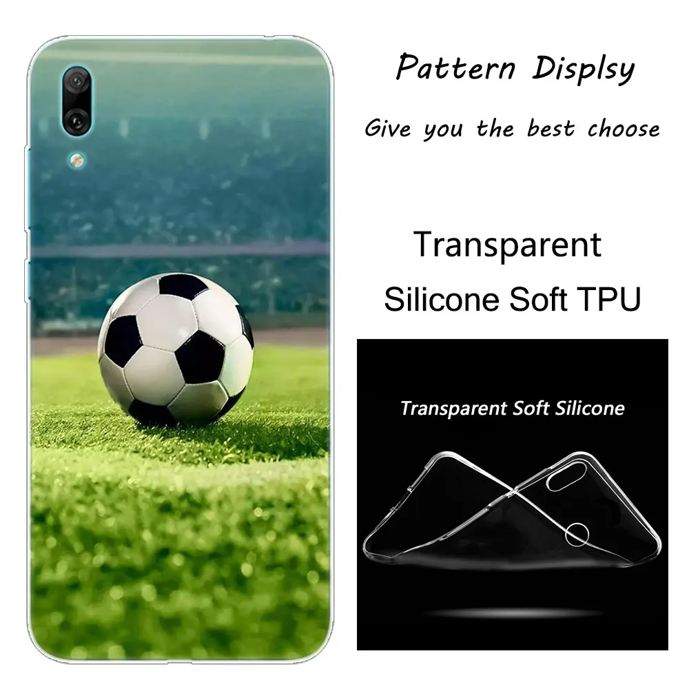 Спортивный Футбольный Мягкий силиконовый чехол для телефона huawei mate 10 20 Lite Pro Enjoy 9S Y9 Y7 Y6 Y5 Pro Модный чехол - Цвет: 013