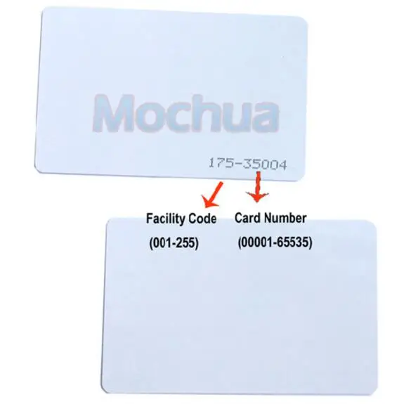 

H-I-D card 1386 RFID Smart Card ISOCARD 125KHz 26Bit for access control Format H10301