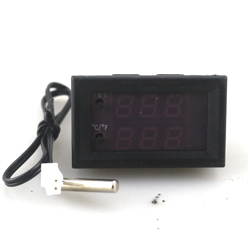 Мини цифровой интеллигентая (ый) Термостат AC/DC 12V 10A настраиваемый регулятор