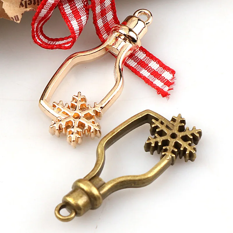 Винтажная бутылка Снежинка античная искусственная клей пустые аксессуары для