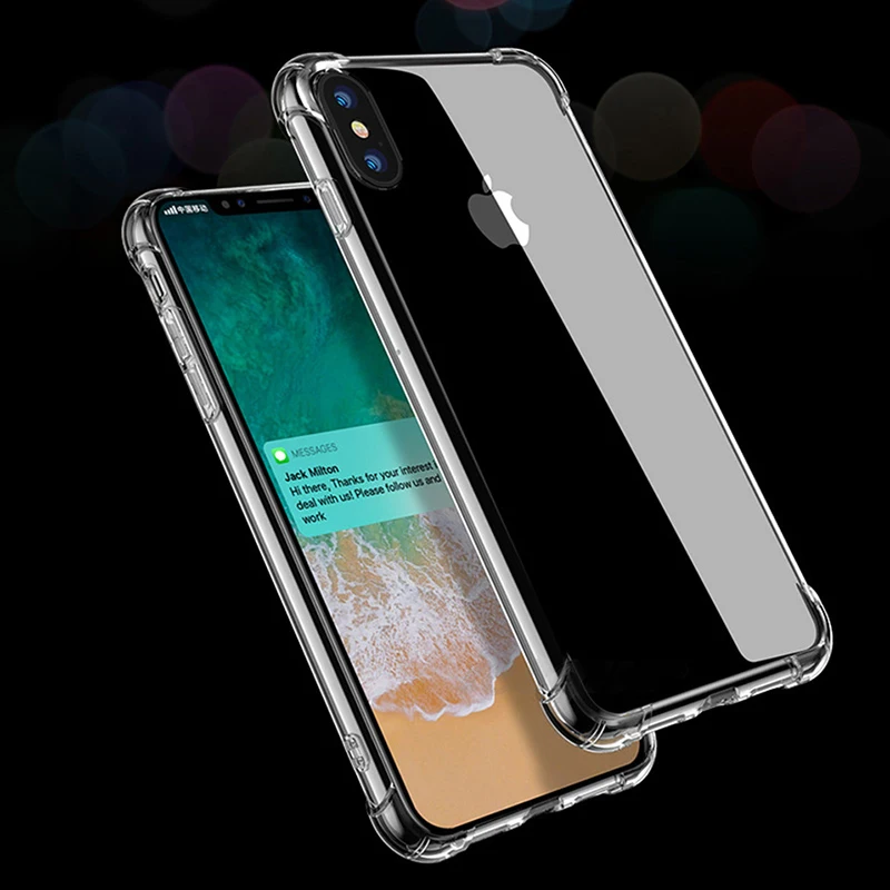 Mrgo комплект чехол для iPhone х Крышка антидетонационных Coque силиконовые Экран