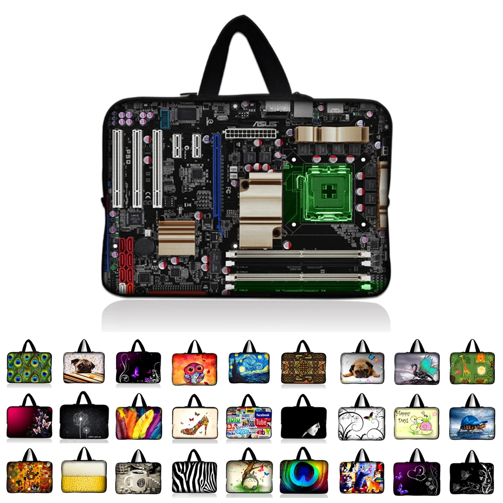 

Чехол для ноутбука 7, 10, 12, 13, 14, 15, 17, чехол, сумка для переноски, чехол для Samsung, Asus, Acer, HP 13,3, 15,4, 17,3, для Macbook Air / Pro # Q