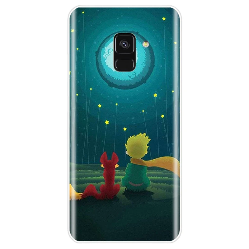 Чехол из ТПУ с изображением Маленького принца и лисы для Samsung Galaxy A5 A7 A8 2015 A3 2016 2017 A9