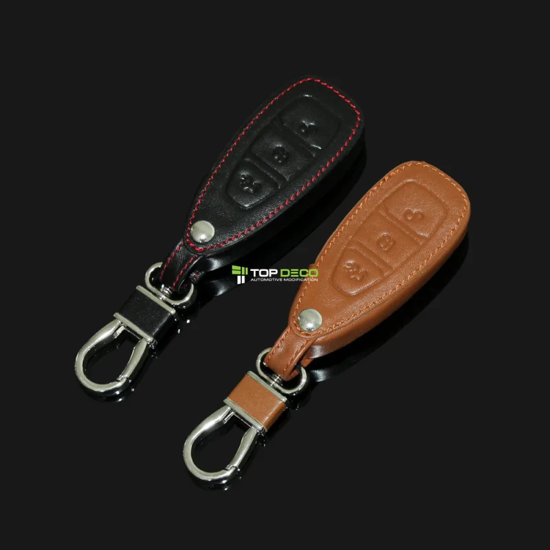 Кожаный умный защитный чехол-накладка для Ford Focus Kuga Ecosport Edge Mondeo титан Стайлинг