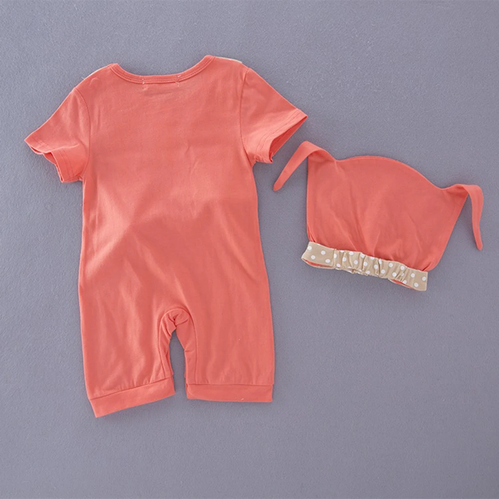 Newborn Romper Summer Toddler Onesies Cosplay Clothing Baby Kid Girl Boy Short Sleeve Clown Infant Jumpsuit With Cap Party |