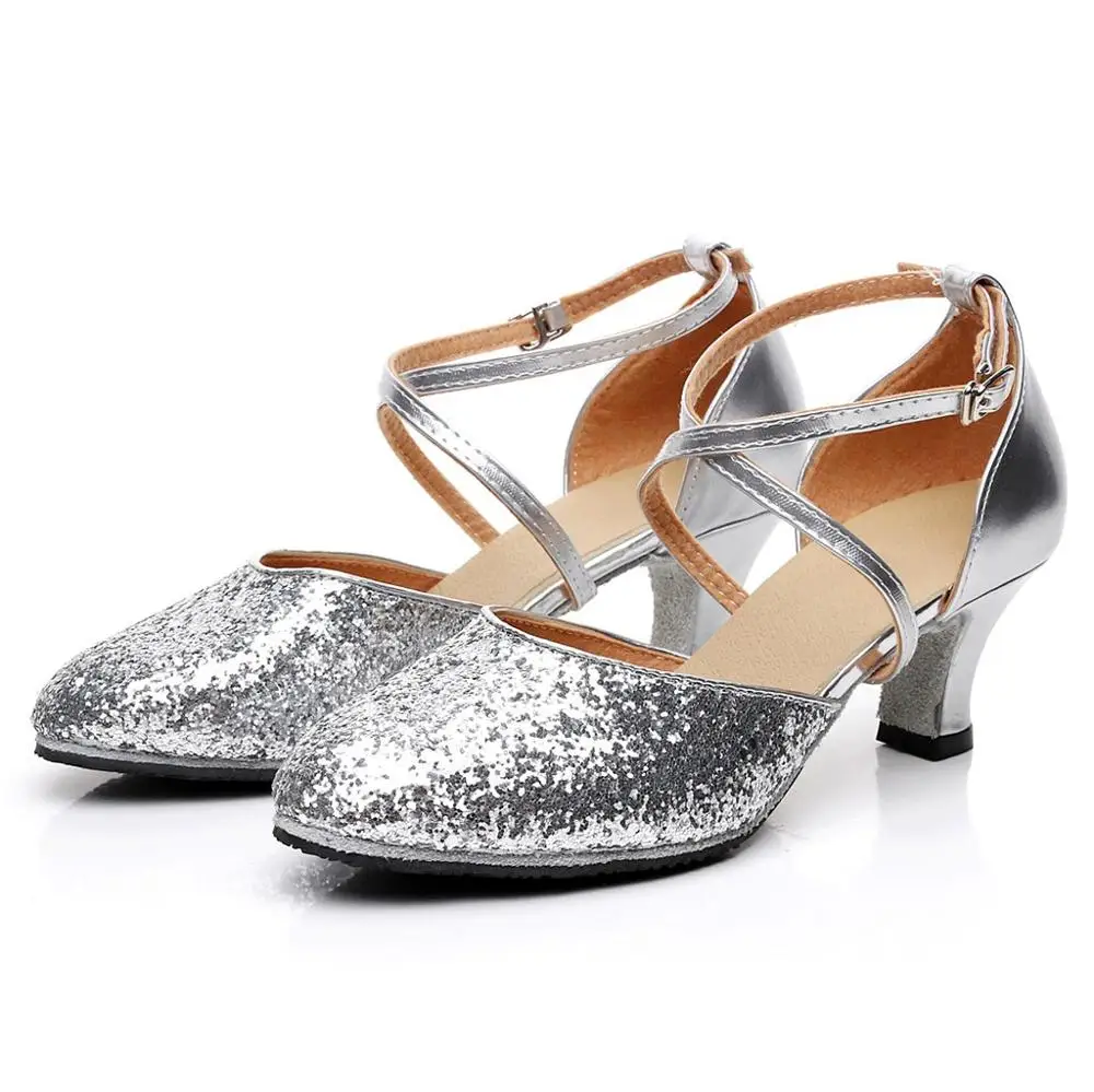 Для женщин Румба вальс Выходные туфли на Выпускной Бальные для Латинской сальсы