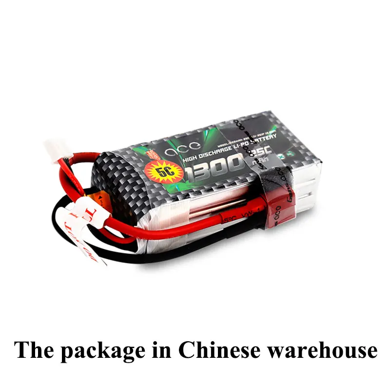Аккумуляторная батарея Gens ace Lipo 11 1 В 1300 мА/ч 3S 25C с разъемом Deans для