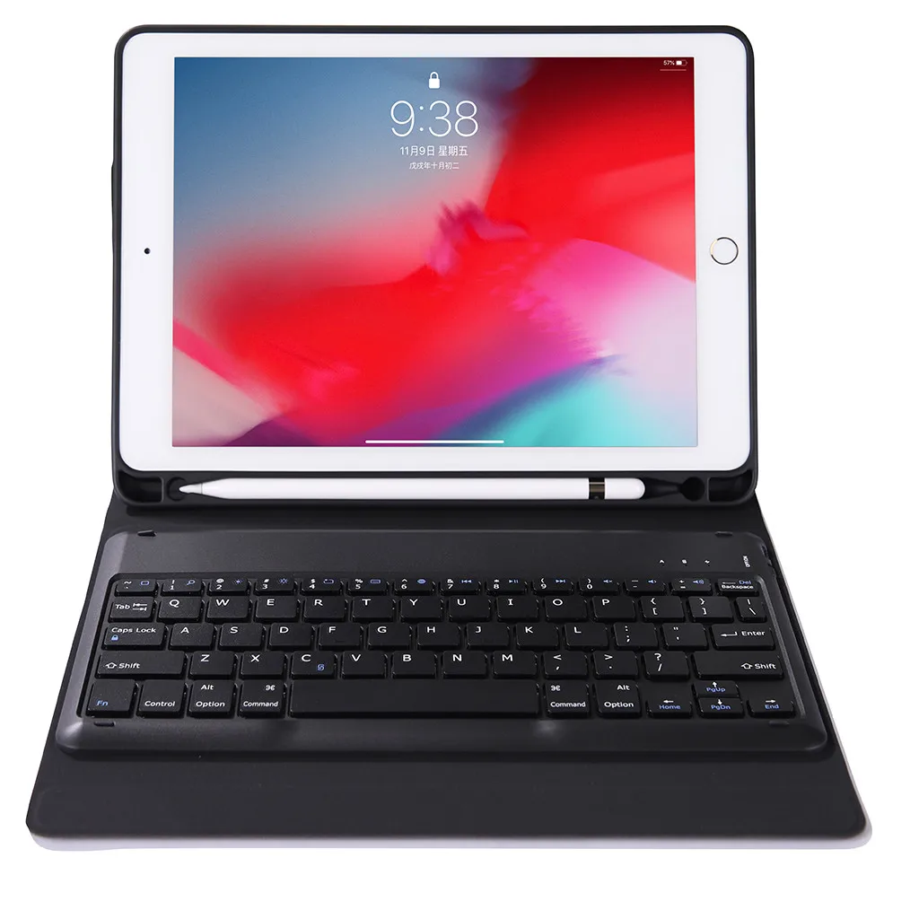 Роскошная Bluetooth клавиатура со слотом для ручки чехол телефона Беспроводная