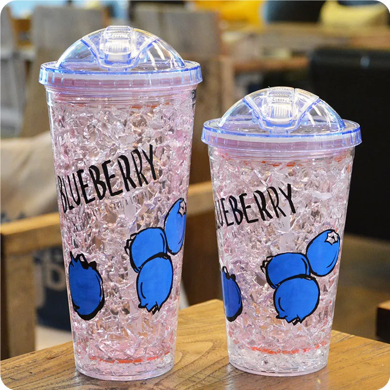 450 мл креативная бутылка для питья с фруктами толстая Высококачественная воды PS