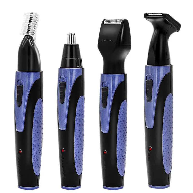 

4in1 Mens Razor Beard Tools Epilator Portable Hair Remover Women Care Eyebrow Ear and Nose Hair Trimmer Shave Razors for Shaving