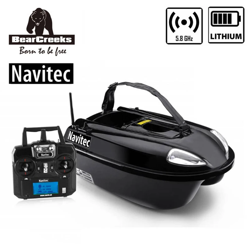 BearCreeks Navitec V2 Карп лодка для доставки прикорма и оснастки 500 м RC пульт
