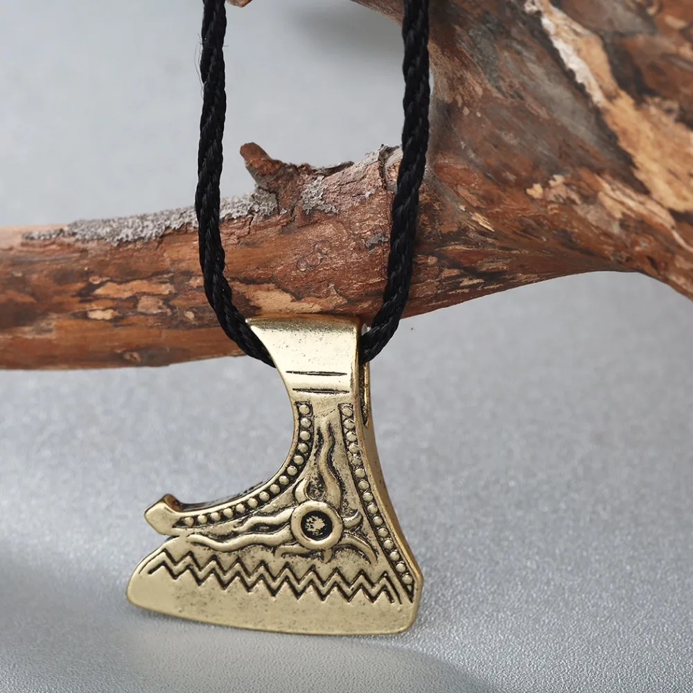 Kinitial подвеска амулет кулон викинга топор подвески и ожерелье s Стиль Большой
