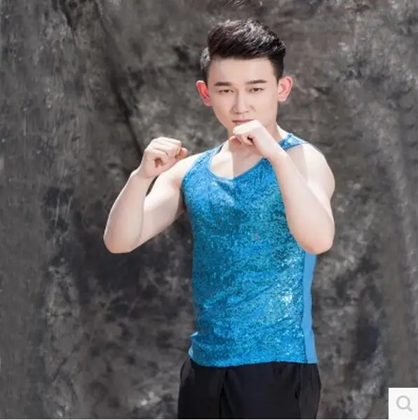 Новинка 2017 Мужская одежда для ночного клуба модный жилет с блестками DJ DS плюс