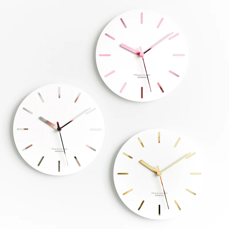 Nordic Clock Modern Minimalist Creative Wall Clocks Living Room Bedroom Home Decoration Accessories Hanging Watches | Дом и сад