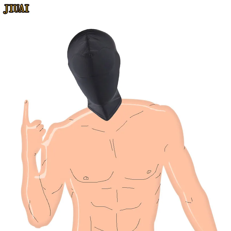 Маска Спандекс с капюшоном подкладкой завязанными глазами бдсм связывание